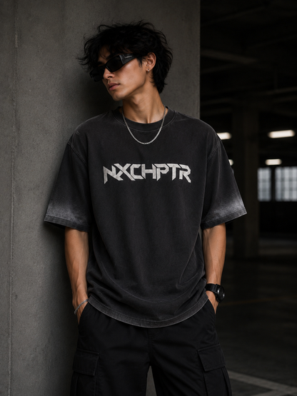 NXCHPTR 3D Puff Print Oversized T-Shirt